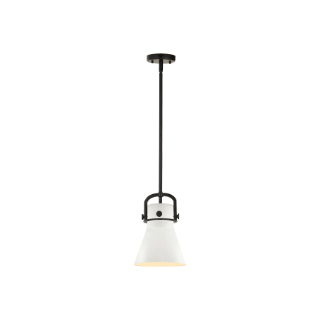 A large image of the Innovations Lighting 410-1SS-12-8 Newton Cone Pendant Alternate Image