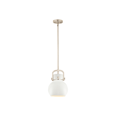 A large image of the Innovations Lighting 410-1SS-12-8 Newton Sphere Pendant Alternate Image