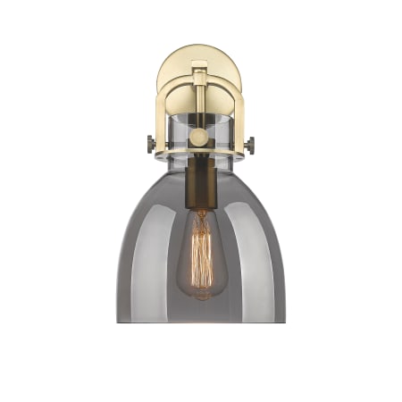 A large image of the Innovations Lighting 410-1W-15-8 Newton Bell Sconce Alternate Image