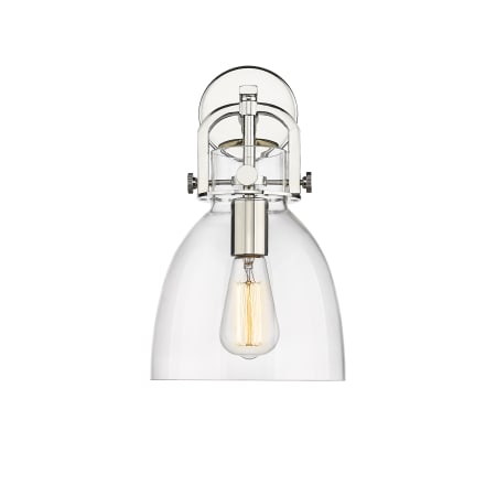 A large image of the Innovations Lighting 410-1W-15-8 Newton Bell Sconce Alternate Image