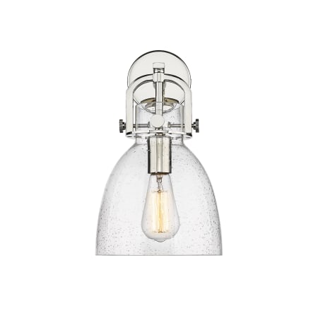 A large image of the Innovations Lighting 410-1W-15-8 Newton Bell Sconce Alternate Image