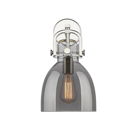 A large image of the Innovations Lighting 410-1W-15-8 Newton Bell Sconce Alternate Image