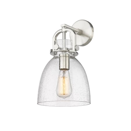 A large image of the Innovations Lighting 410-1W-15-8 Newton Bell Sconce Alternate Image