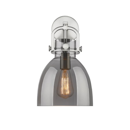 A large image of the Innovations Lighting 410-1W-15-8 Newton Bell Sconce Alternate Image