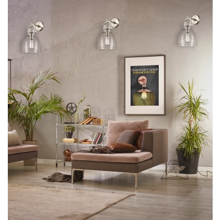 A large image of the Innovations Lighting 410-1W-15-8 Newton Bell Sconce Alternate Image