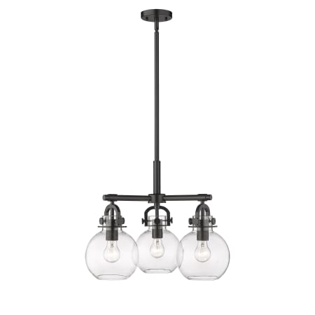 A large image of the Innovations Lighting 410-3CR-16-20 Newton Sphere Pendant Alternate Image