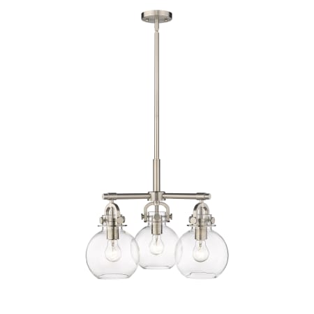 A large image of the Innovations Lighting 410-3CR-16-20 Newton Sphere Pendant Alternate Image