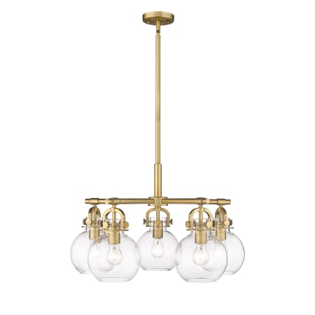 A large image of the Innovations Lighting 410-5CR-16-26 Newton Sphere Chandelier Alternate Image