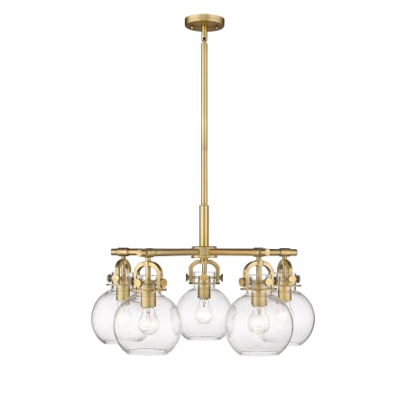 A large image of the Innovations Lighting 410-5CR-16-26 Newton Sphere Chandelier Alternate Image