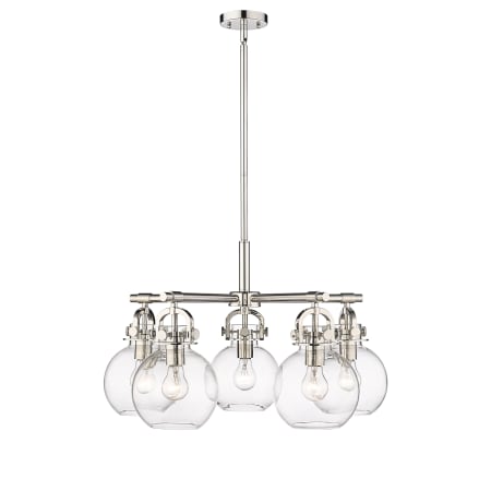 A large image of the Innovations Lighting 410-5CR-16-26 Newton Sphere Chandelier Alternate Image