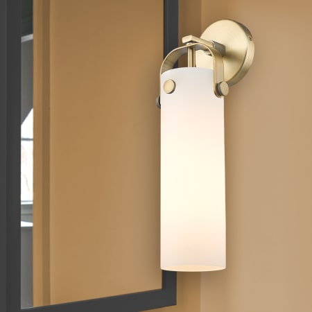 A large image of the Innovations Lighting 413-1W-5-5 Pilaster Sconce Alternate Image