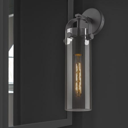 A large image of the Innovations Lighting 413-1W-5-5 Pilaster Sconce Alternate Image