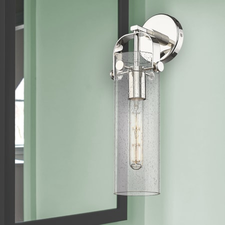 A large image of the Innovations Lighting 413-1W-5-5 Pilaster Sconce Alternate Image