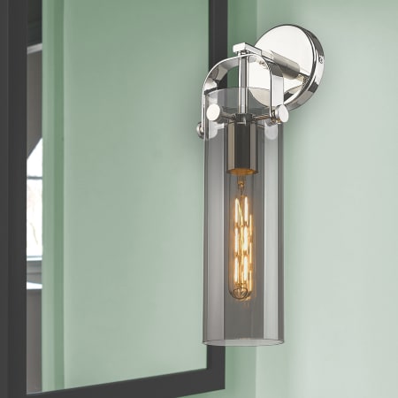 A large image of the Innovations Lighting 413-1W-5-5 Pilaster Sconce Alternate Image