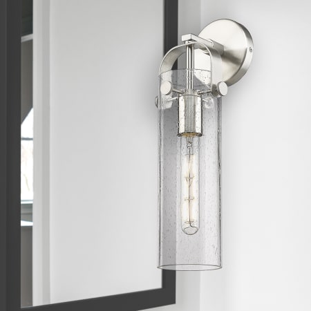 A large image of the Innovations Lighting 413-1W-5-5 Pilaster Sconce Alternate Image