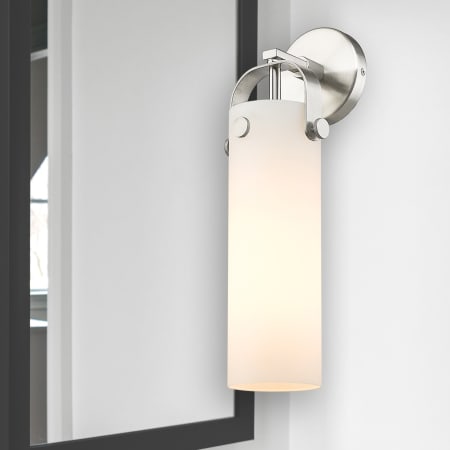 A large image of the Innovations Lighting 413-1W-5-5 Pilaster Sconce Alternate Image