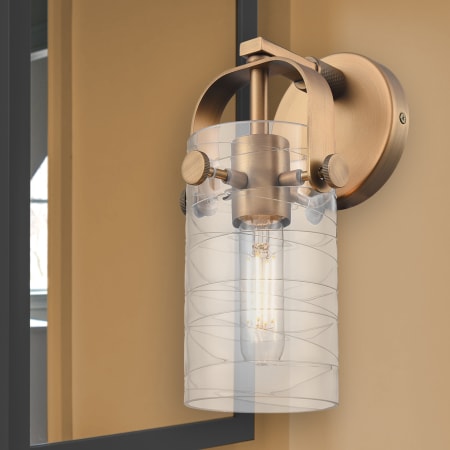 A large image of the Innovations Lighting 423-1W-11-5 Pilaster II Cylinder Sconce Alternate Image