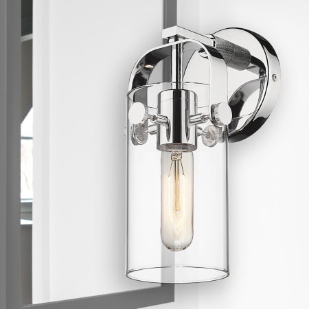 A large image of the Innovations Lighting 423-1W-11-5 Pilaster II Cylinder Sconce Alternate Image