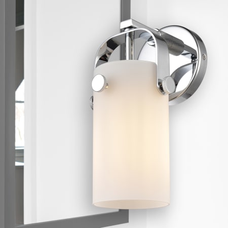 A large image of the Innovations Lighting 423-1W-11-5 Pilaster II Cylinder Sconce Alternate Image