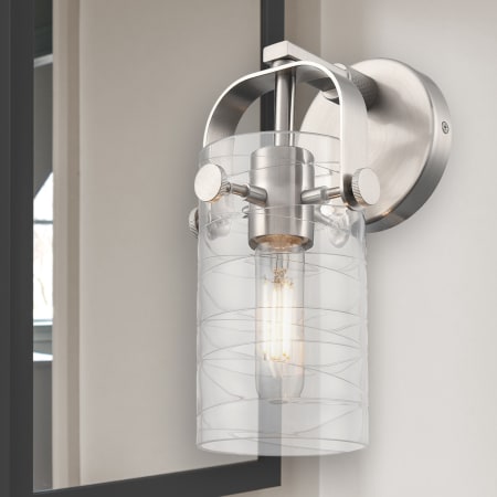 A large image of the Innovations Lighting 423-1W-11-5 Pilaster II Cylinder Sconce Alternate Image