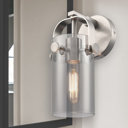 A large image of the Innovations Lighting 423-1W-11-5 Pilaster II Cylinder Sconce Alternate Image