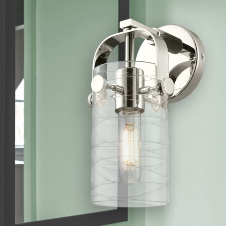 A large image of the Innovations Lighting 423-1W-5-5 Pilaster II Cylinder Sconce Alternate Image