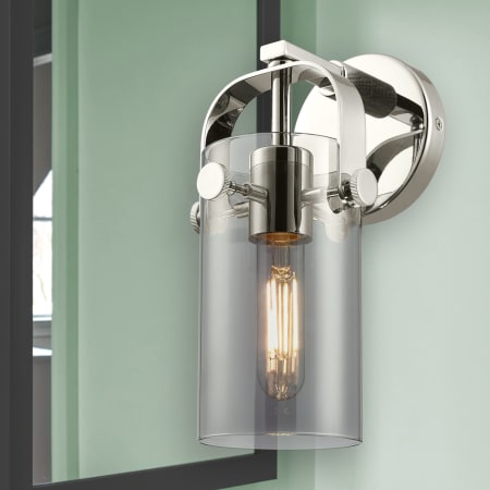 A large image of the Innovations Lighting 423-1W-5-5 Pilaster II Cylinder Sconce Alternate Image