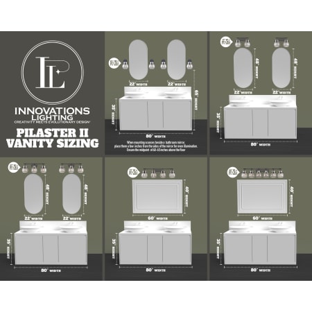 A large image of the Innovations Lighting 423-2W-10-17 Pilaster II Cone Vanity Alternate Image