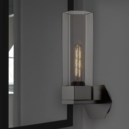 A large image of the Innovations Lighting 427-1W-17-5 Claverack Sconce Alternate Image