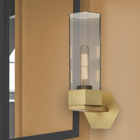 A large image of the Innovations Lighting 427-1W-17-5 Claverack Sconce Alternate Image