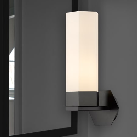 A large image of the Innovations Lighting 427-1W-17-5 Claverack Sconce Alternate Image