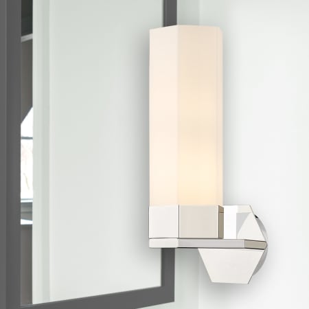 A large image of the Innovations Lighting 427-1W-17-5 Claverack Sconce Alternate Image