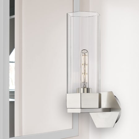 A large image of the Innovations Lighting 427-1W-17-5 Claverack Sconce Alternate Image