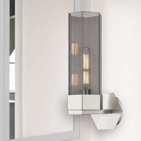 A large image of the Innovations Lighting 427-1W-17-5 Claverack Sconce Alternate Image