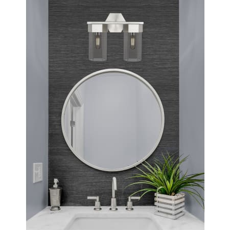 A large image of the Innovations Lighting 427-2W-12-14 Claverack Vanity Alternate Image