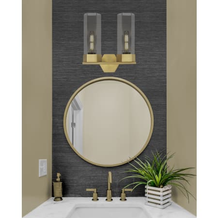 A large image of the Innovations Lighting 427-2W-17-14 Claverack Vanity Alternate Image