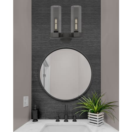 A large image of the Innovations Lighting 427-2W-17-14 Claverack Vanity Alternate Image