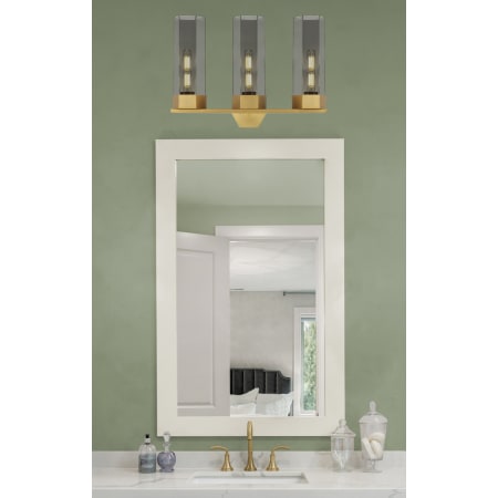 A large image of the Innovations Lighting 427-3W-17-23 Claverack Vanity Alternate Image