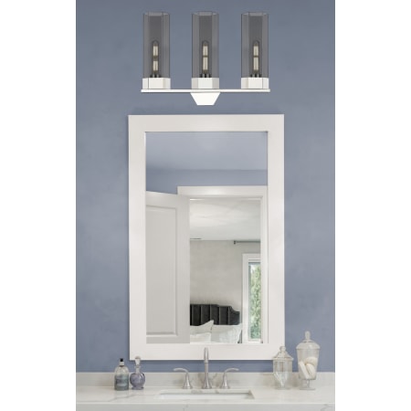 A large image of the Innovations Lighting 427-3W-17-23 Claverack Vanity Alternate Image