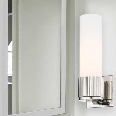 A large image of the Innovations Lighting 428-1W-13-5 Bolivar Sconce Alternate Image