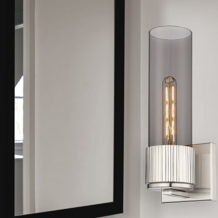 A large image of the Innovations Lighting 428-1W-13-5 Bolivar Sconce Alternate Image