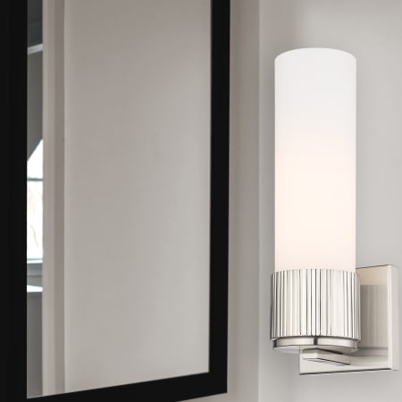 A large image of the Innovations Lighting 428-1W-13-5 Bolivar Sconce Alternate Image