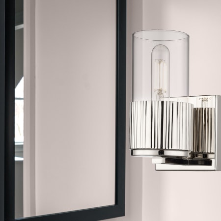 A large image of the Innovations Lighting 428-1W-7-5 Bolivar Sconce Alternate Image