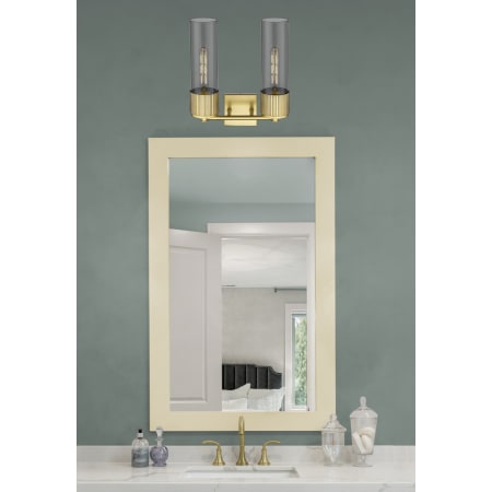 A large image of the Innovations Lighting 428-2W-16-14 Bolivar Vanity Alternate Image