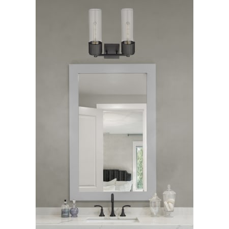 A large image of the Innovations Lighting 428-2W-16-14 Bolivar Vanity Alternate Image