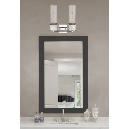 A large image of the Innovations Lighting 428-2W-16-14 Bolivar Vanity Alternate Image