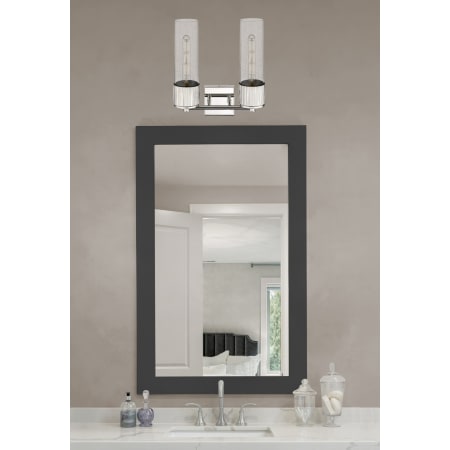 A large image of the Innovations Lighting 428-2W-16-14 Bolivar Vanity Alternate Image