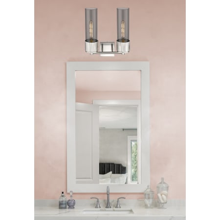 A large image of the Innovations Lighting 428-2W-16-14 Bolivar Vanity Alternate Image