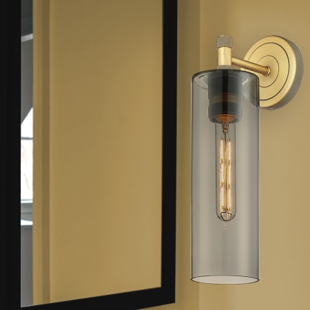 A large image of the Innovations Lighting 434-1W-5-4 Crown Point Sconce Alternate Image