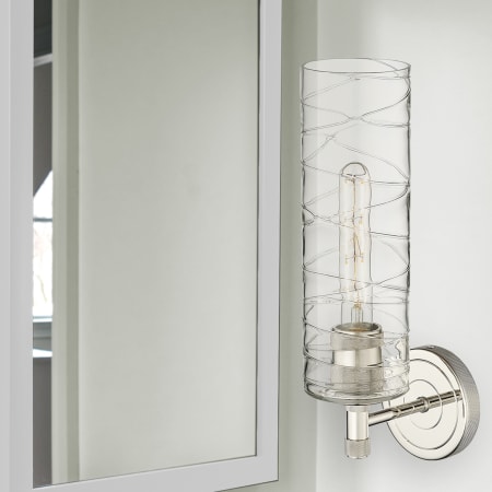 A large image of the Innovations Lighting 434-1W-5-4 Crown Point Sconce Alternate Image